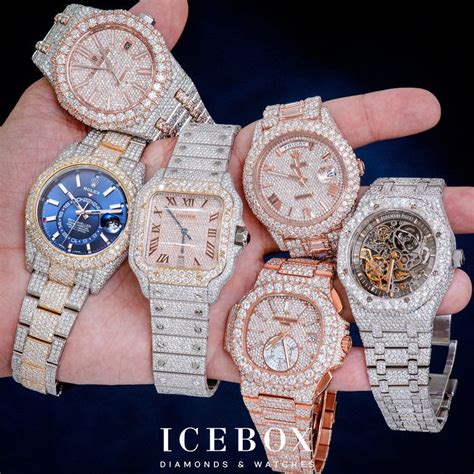 iced ap watch|iced out diamond watches price.